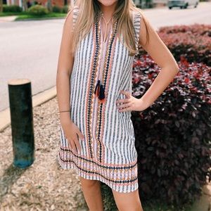 NWT THML ruffle sleeve shift dress